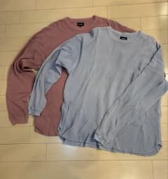 BEAMS ワッフルカットソー 2枚セットのサムネイル