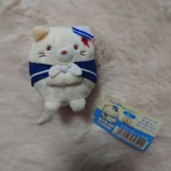 스미코구라시 테노리 봉제인형 고양이 해양고코 태그 첨부