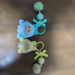 Babythree キーホルダー 2点セット 垂れ耳うさぎ黄色と緑のサムネイル