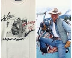 希少 USA製 ラルフローレン HOLIDAY92 ブルースウェーバー Tシャツ 