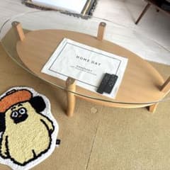 定価約¥40,000 Francfranc オーバル ガラスコーヒーテーブル 定価約¥40,000 Francfranc オーバル ガラスコーヒーテーブル - メルカリ