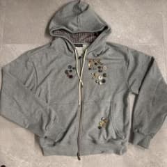 HIROKI TSUZUKI FULL ZIP HOODIEグレーパーカー - メルカリ