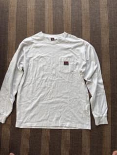 BEN DAVIS 長袖 ポケットTシャツ ホワイト Lサイズのサムネイル