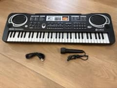 61鍵 電子キーボード MQ-6106 本体 マイク付のサムネイル