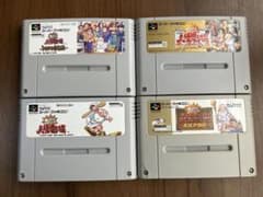 大爆笑人生劇場シリーズ スーパーファミコン 4本セット メンテナンス済み