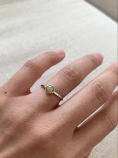 天然石　オパール指輪