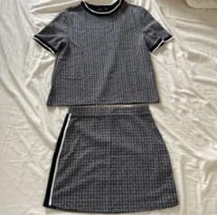 ZARA ツイード風 セットアップのサムネイル