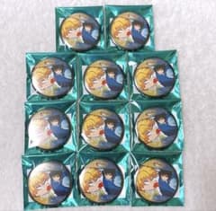 鬼滅の刃 キメツ学園 スクエア缶バッジ 冨岡 義勇 6点+その他グッズセット 11点セット】鬼滅の刃 義勇＆善逸 キメツ学園 好き ランダム缶バッジ