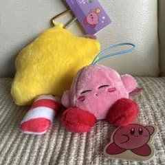 별의 커비 봉제인형 마스코트 키홀더 2점 세트