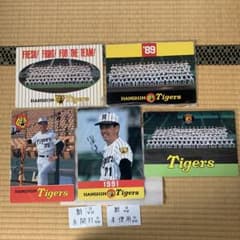 阪神タイガース下敷き(1987年、1989年〜1992年)5枚セット - メルカリ