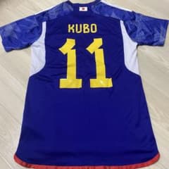 Mサイズ adidas サッカー日本代表 久保建英 11番 ユニフォーム - メルカリ