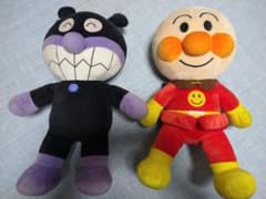 アンパンマン　バイキンマン ぬいぐるみのサムネイル
