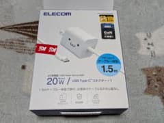 ELECOM 20W USB Type-C 充電器 1.5mのサムネイル