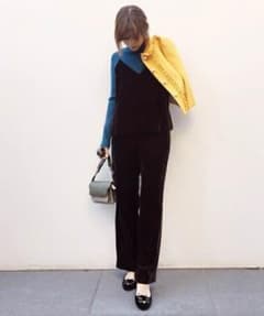 ★紗栄子さんが実際に着用★BEAUTY&YOUTH ベロアキャミソールのサムネイル