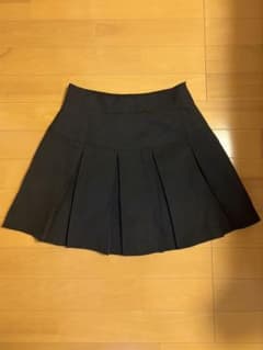 プリーツスカート インナーパンツ付 黒 Mサイズのサムネイル
