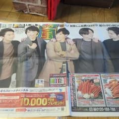 報知新聞　嵐　新聞記事のサムネイル