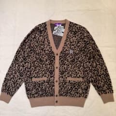 新品 THE BLACK EYE PATCH レオパードカーディガン M - メルカリ