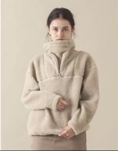 アリュメール　allumer ハーフジップボアブルゾンのサムネイル