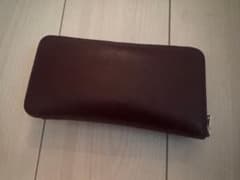 エルメス アザップ シルクイン 長財布 ボルドー系 HERMES シルバー金具 