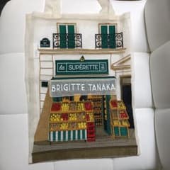 パリ限定】BRIGITTE TANAKA 刺繍バッグ ボンマルシェ コラボ - メルカリ
