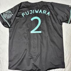 千葉ロッテマリーンズ 藤原恭大 BSW Lサイズ ユニフォーム ブラックサマー 千葉ロッテマリーンズ レプリカユニフォーム ブラックサマー BSW 藤原