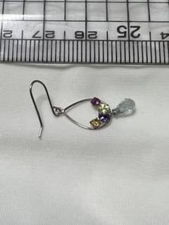k10WG マルチストーンフックピアスのサムネイル
