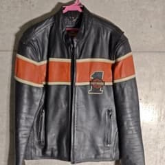 Harley-Davidson レザーライダースジャケット Mサイズのサムネイル