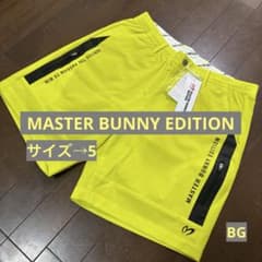 春夏ゴルフ★マスターバニーエディション新品ハーフパンツ★Lサイズ5イエロー黄色 春夏ゴルフ☆マスターバニーエディション新品ハーフパンツ☆Lサイズ5