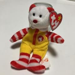マクドナルド　ドナルド　ベア　ぬいぐるみ　くま　ty ハッピーセット　レア物のサムネイル