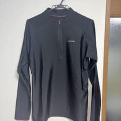 BRIEFING ハーフジップシャツ M ブラック