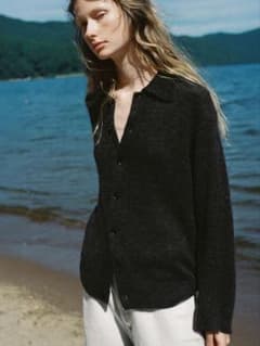 Alpaca Knit Shirt Cardiganのサムネイル