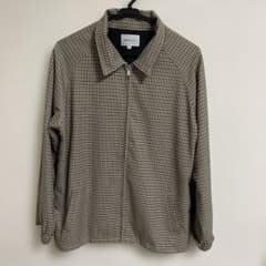 【EMMA CLOTHES】チェック柄 ジップブルゾン ジャケット Mのサムネイル
