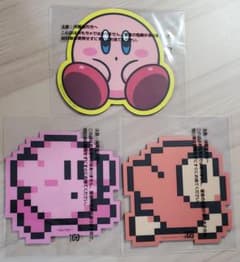 Kirby Flat Gashapon Mouse Sheet Collection (Set of 3)