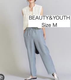 BEAUTY & YOUTH 와이드 팬츠 라이트 블루 M