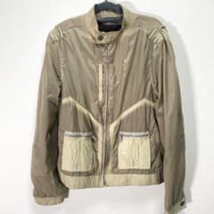 美品 ETRO エトロ ライダースジャケット ブルゾン カンガルーレザー L 