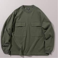 BEAMS スウェットシャツ　カーキのサムネイル
