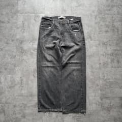 W34 L30】00s usa levi's 先染ブラック リーバイス 569 - メルカリ
