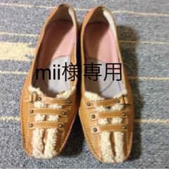 mii様専用！銀座かねまつ本革フラットシューズのサムネイル