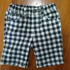 値下げしました！ 90cm F.O.kids チェックハーフパンツのサムネイル