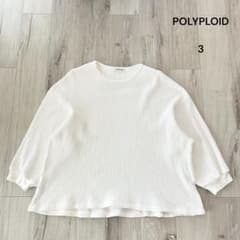 POLYLPOID サーマル ロンT 長袖Tシャツ 白 3 オーバーサイズ - メルカリ