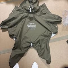 MANDARINE BROTHERS 犬用レインコート オリーブグリーン - メルカリ