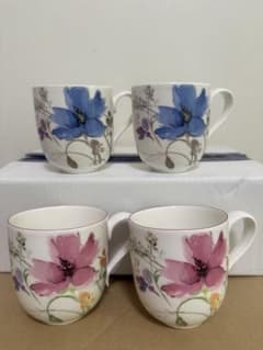 新品】Villeroy & Boch マリフルール マグカップ 4個セット - メルカリ