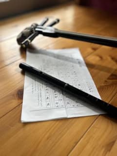琉球笛 C調 440Hz 調律済｜初心者向けプラ笛（艶消し）｜三線伴奏OKのサムネイル