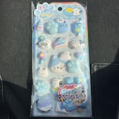もちプニューステッカー　ネコ　シマエナガ　正規品のサムネイル