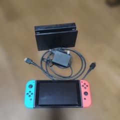 Switch本体 傷汚れあり 箱無し 他社製コントローラー付属 - メルカリ