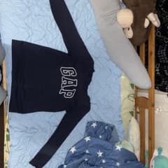 GAP パーカー ネイビー ロゴ刺繍のサムネイル