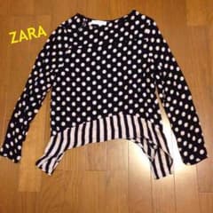 引っ越し整理♡♡ZARAドットカットソーのサムネイル