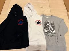 コンバース　CONVERSE ⭐️トレーナー　パーカー　フーディー 3枚セットのサムネイル