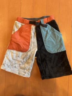 ち*の様 Marmot マーモット マルチカラーフリースショートパンツ 130cのサムネイル