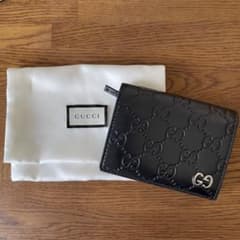 GUCCI 시그니처 가죽 미니 지갑